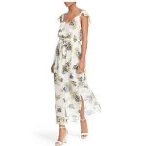 NWT JOIE Flowy Floral Print Silk Maxi Dress Size Small